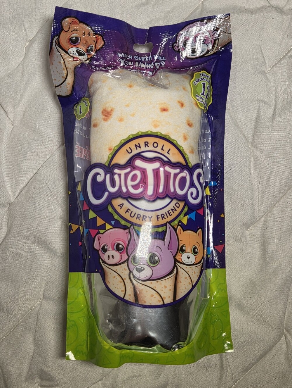 Cutetitos Blind Box Plush Series 1 Sealed New Tortilla Wrap Surprise Animal Gift